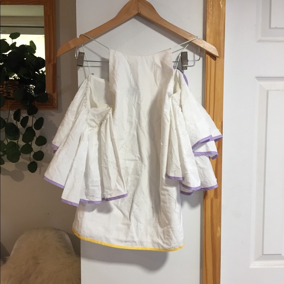 $432 Anna October frill cotton top - Picture 6 of 8